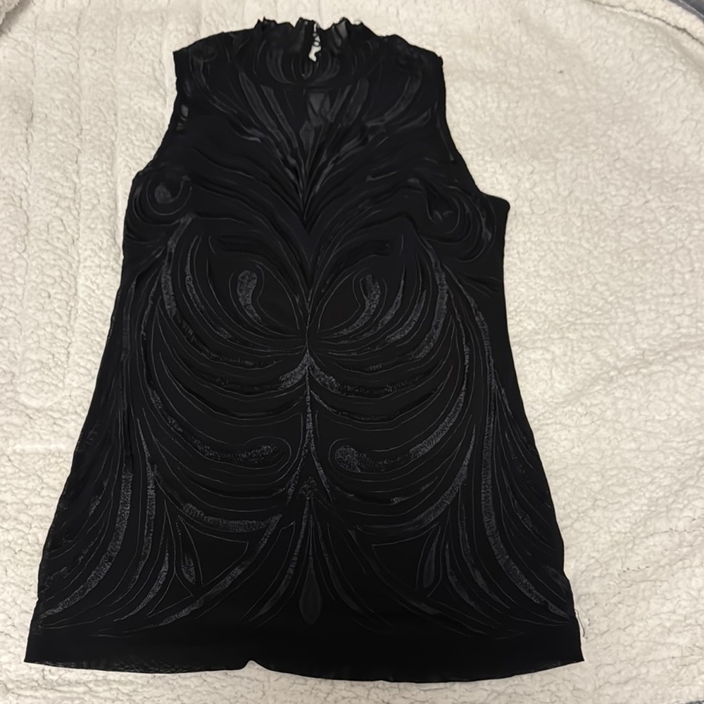Elegant Black Sleeveless Top